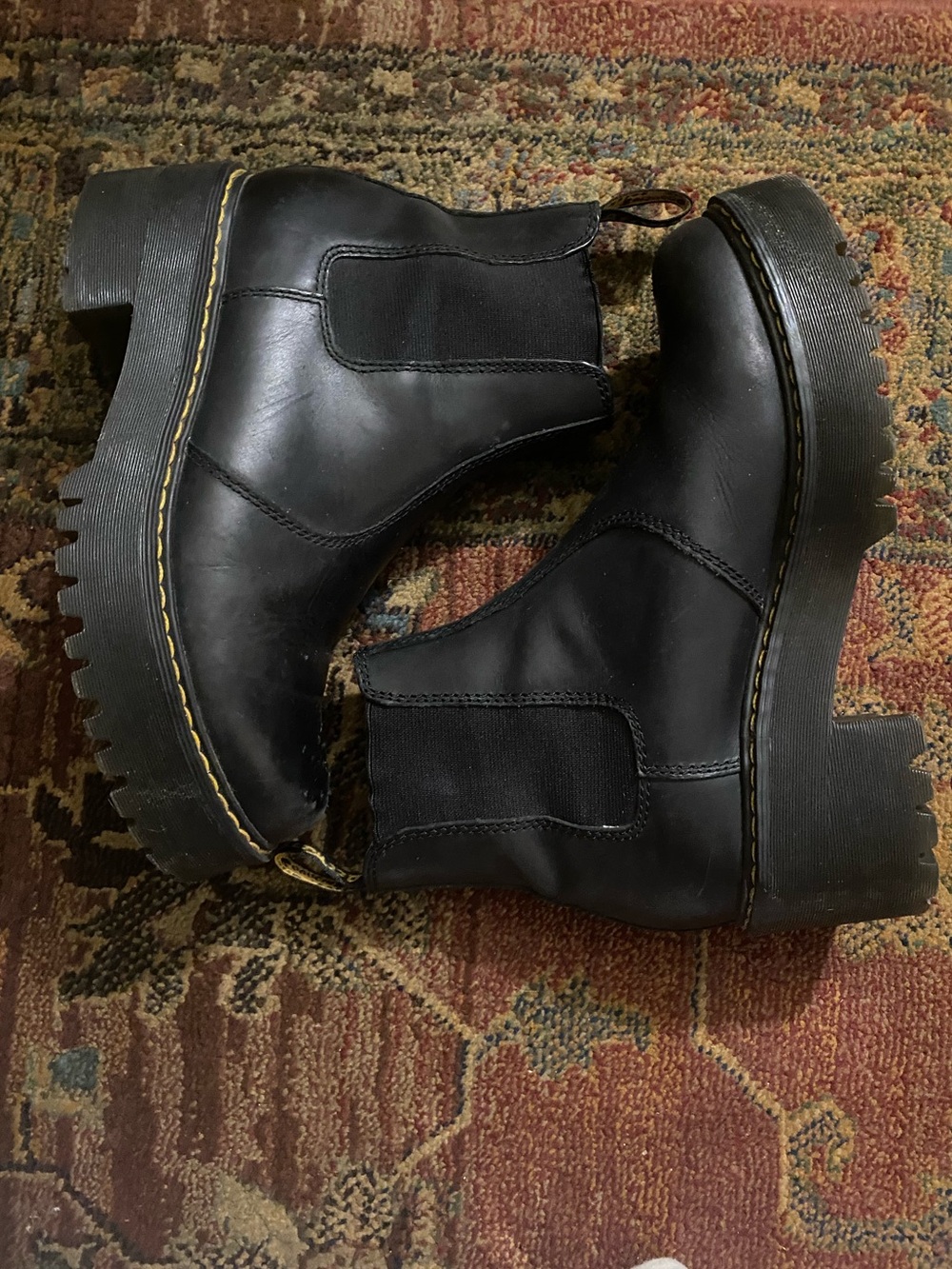 Dr. Martens Black Heeled Platforms✨